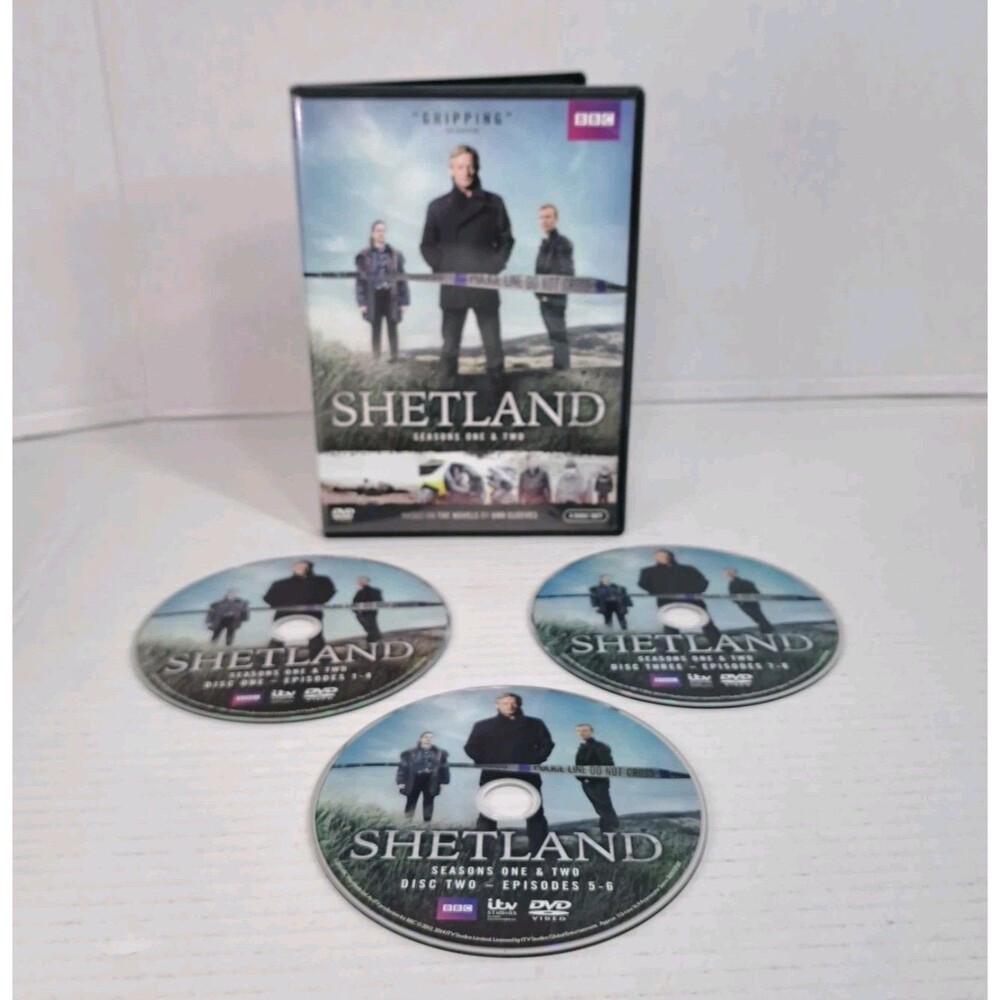 Shetland Seasons 1 & 2 DVD BBC Crime Drama Complete Series 1st 2nd First Second
